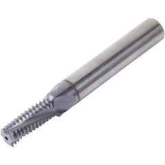 Vargus - M14x2.00 ISO, 11.6mm Cutting Diam, 4 Flute, Solid Carbide Helical Flute Thread Mill - Internal Thread, 29mm LOC, 80mm OAL, 12mm Shank Diam - Best Tool & Supply