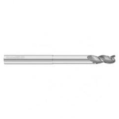 1" Dia. x 6 Overall Length 3-Flute .090 C/R Solid Carbide SE End Mill-Round Shank-Center Cut-Uncoated - Best Tool & Supply