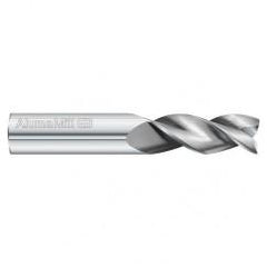 10mm Dia. x 64mm Overall Length 3-Flute Square End Solid Carbide SE End Mill-Round Shank-Center Cut-Uncoated - Best Tool & Supply