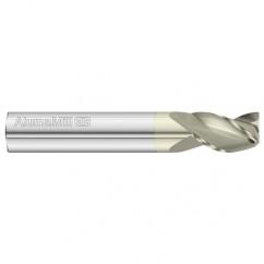 8mm Dia. x 64mm Overall Length 3-Flute Square End Solid Carbide SE End Mill-Round Shank-Center Cut-FC5 - Best Tool & Supply