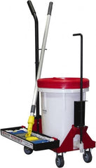 Fas-trak - Janitor Carts & Caddies Type: Floor Finisher Tool Cart Material: HDPE Plastic; Metal - Best Tool & Supply