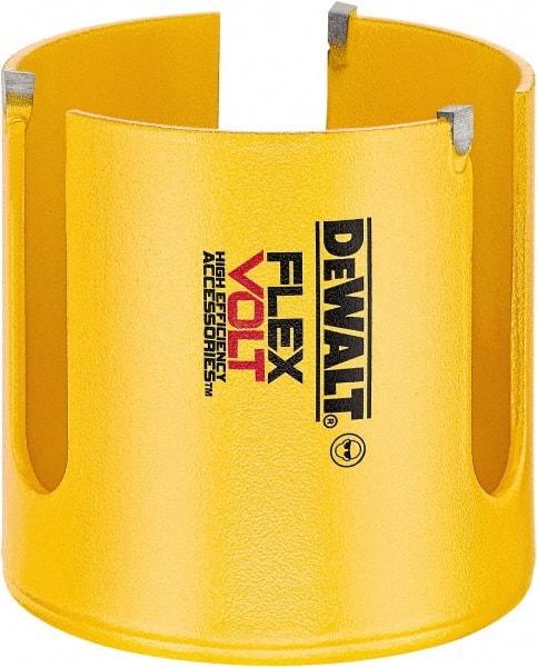 DeWALT - 2-9/16" Diam, 2" Cutting Depth, Hole Saw - Carbide-Tipped Saw, Toothed Edge - Best Tool & Supply