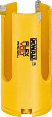 DeWALT - 1-3/8" Diam, 2" Cutting Depth, Hole Saw - Carbide-Tipped Saw, Toothed Edge - Best Tool & Supply