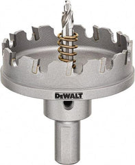 DeWALT - 3-5/8" Diam, 1/4" Cutting Depth, Hole Saw - Carbide-Tipped Saw, Toothed Edge - Best Tool & Supply