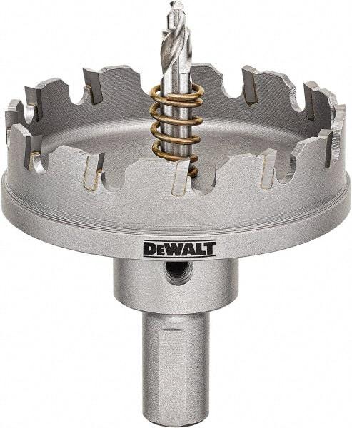 DeWALT - 2-7/8" Diam, 1/4" Cutting Depth, Hole Saw - Carbide-Tipped Saw, Toothed Edge - Best Tool & Supply