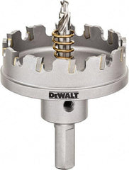 DeWALT - 2-1/4" Diam, 1/4" Cutting Depth, Hole Saw - Carbide-Tipped Saw, Toothed Edge - Best Tool & Supply