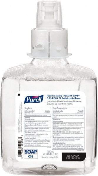 PURELL - 1,200 mL Bottle Foam Soap - Antibacterial, Clear, Fragrance Free Scent - Best Tool & Supply