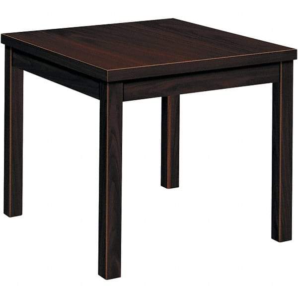 Hon - 20" Long x 24" Wide x 20" High Stationary Reception Table - Mahogany (Color), High Pressure Laminate - Best Tool & Supply