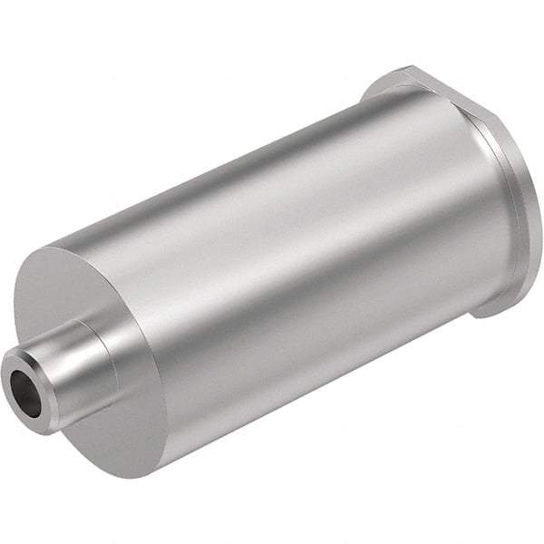 Kennametal - 1/2" ID x 1-1/4" OD, 36mm Head Diam, Slotted Hydraulic Chuck Sleeve - Steel, 70mm Length Under Head, Through Coolant - Exact Industrial Supply