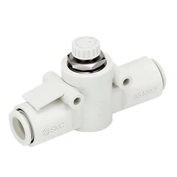 SMC PNEUMATICS - Speed & Flow Control Valves Valve Type: Flow Control Offset Inline Tube Outside Diameter (mm): 8 - Best Tool & Supply