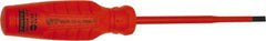 Proto - Insulated, Cabinet & Composite Slotted Screwdriver - Round Shank, Impact & Chemical Resistant Handle - Best Tool & Supply