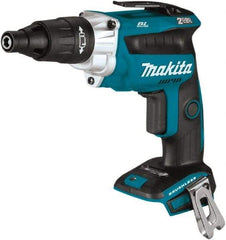 Makita - 18 Volt Lithium-Ion Battery Pistol Grip Cordless Screwdriver - 2,500 RPM, 79 In/Lb Torque - Best Tool & Supply