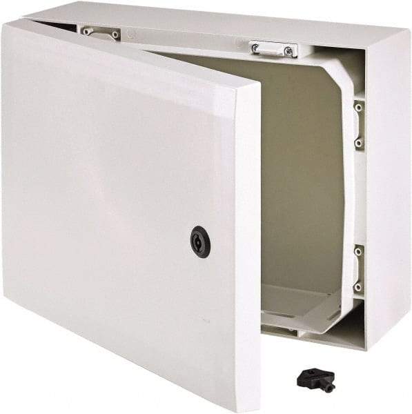 Fibox - Polycarbonate Standard Enclosure Hinge Cover - NEMA 4, 4X, 5.91" Wide x 11.81" High x 7.87" Deep, Impact Resistant - Best Tool & Supply