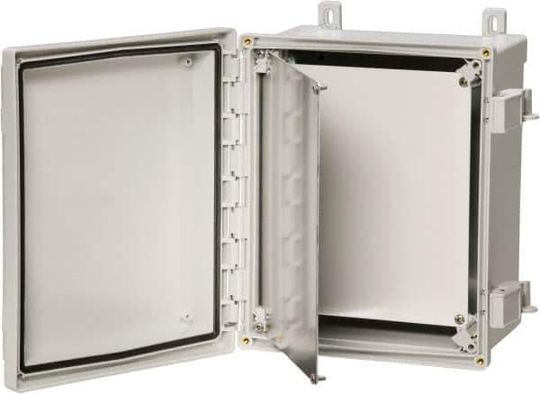 Fibox - Electrical Enclosure Aluminum Swing Panel Kit - For Use with ARCA JIC - Best Tool & Supply