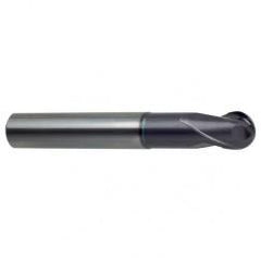 12mm Dia. - 83mm OAL 2 FL 30 Helix Firex Carbide Ball Nose End Mill - Best Tool & Supply