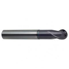 10mm Dia. - 72mm OAL 2 FL 30 Helix Firex Carbide Ball Nose End Mill - Best Tool & Supply