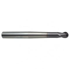 10mm Dia. - 120mm OAL 2 FL 30 Helix Firex Carbide Ball Nose End Mill - Best Tool & Supply