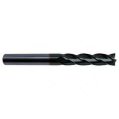 3/16" Dia. - 3" OAL - 4 FL 30 Helix Super-A Carbide End Mill - Best Tool & Supply