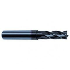 3/16 Dia. x 2-1/2 Overall Length 4-Flute Square End Solid Carbide SE End Mill-Round Shank-Center Cut-Super-A - Best Tool & Supply