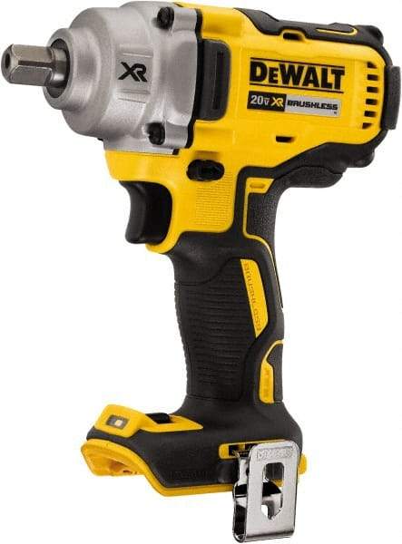 DeWALT - 1/2" Drive 20 Volt Mid-Handle Cordless Impact Wrench & Ratchet - 2,000 RPM, 0 to 3,100 BPM, 330 Ft/Lb Torque, Lithium-Ion Batteries Not Included - Best Tool & Supply