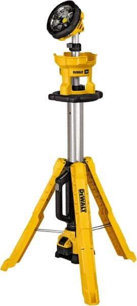 DeWALT - 20 Volts, 3000 Lumens, Cordless Work Light - Yellow, 11 hr Run Time - Best Tool & Supply