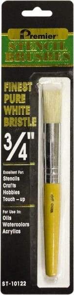 Premier Paint Roller - Stencil Brushes & Rollers Type: Stencil Brush Diameter (Inch): 3/4 - Best Tool & Supply