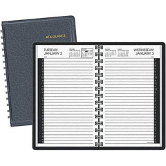 AT-A-GLANCE - 365 Sheet, 4-7/8 x 8", Appointment Book - Black & White - Best Tool & Supply