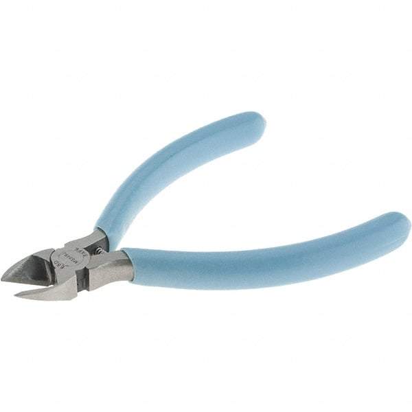 Xcelite - 4" OAL, 20 AWG Capacity, Flush Wire Cutter - 15/32" Jaw Length, Tapered Head - Best Tool & Supply