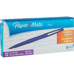 Paper Mate - Needle Porous Point Pen - Purple - Best Tool & Supply