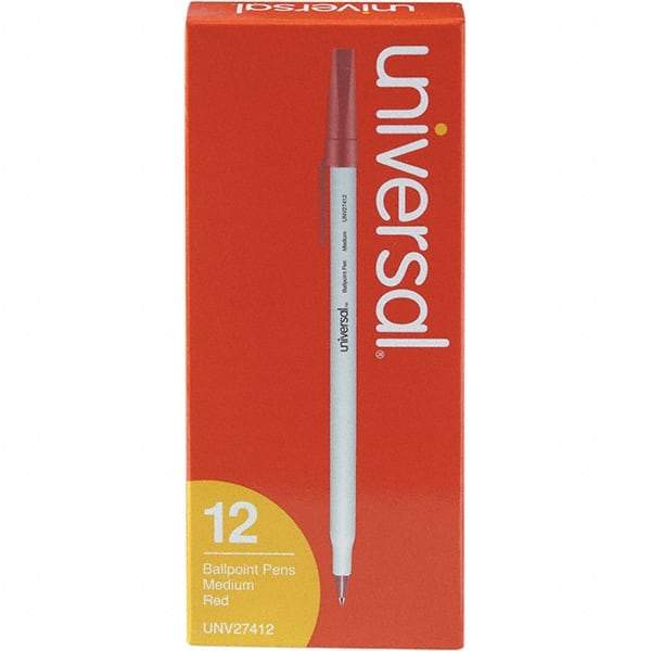 UNIVERSAL - 1mm Ball Point Pen - Red - Best Tool & Supply