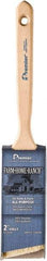 Premier Paint Roller - 3" Angled Polyester Angular Brush - 3" Bristle Length, 7" Wood Sash Handle - Best Tool & Supply