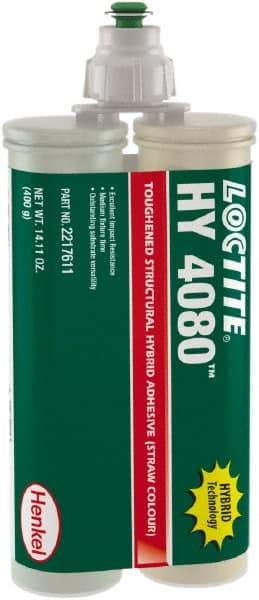 Loctite - 400 g Dual Cartridge Two Part Adhesive - 5 to 10 min Working Time, 302°F - Best Tool & Supply