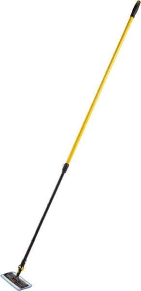 Rubbermaid - 57" Long x 3-1/2" Wide Dust Mop Frame - Black, Hook & Loop - Best Tool & Supply