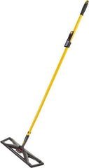 Rubbermaid - 57" Long x 5-1/2" Wide Dust Mop Frame - Black, Hook & Loop - Best Tool & Supply