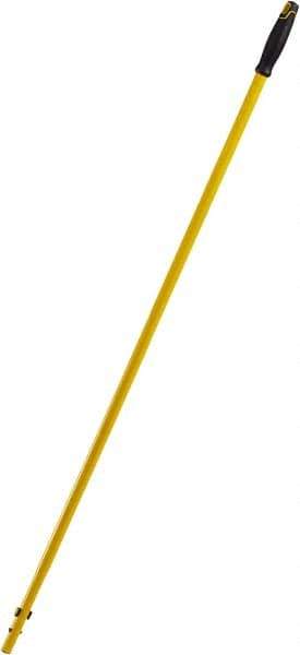 Rubbermaid - 57" Standard Metal Quick Connect Mop Handle - 1-1/2" Handle Diam, Plastic Connector, Use with All-In-One Floor Cleaning Tools - Best Tool & Supply