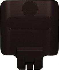 Rubbermaid - Square Lid for Use with 23 Gal Rectangular Recycle Containers - Brown, Polypropylene, For Slim Jim Trash Cans - Best Tool & Supply