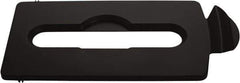 Rubbermaid - Rectangle Lid for Use with 23 Gal Rectangular Recycle Containers - Black, Polypropylene, For Slim Jim Trash Cans - Best Tool & Supply