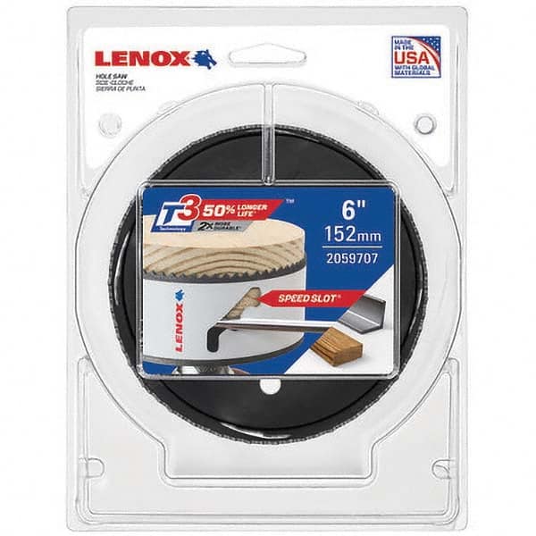 Lenox - Hole Saws Saw Diameter (mm): 1.50 Saw Diameter (Inch): 6 - Best Tool & Supply