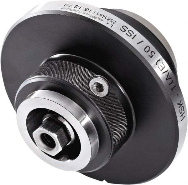 HAIMER - HSK63 & HSK80 Taper, On-Center/Rotating, Spindle Adapter - 80mm Projection, Use with ISS-U Spindle - Best Tool & Supply