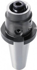 HAIMER - HSK32A, C, E Taper, On-Center/Rotating, Spindle Adapter - 80mm Projection, Use with ISO50 Spindle - Best Tool & Supply