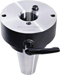 HAIMER - HSK, SK, BT, CAT, BBT, Capto, KM Taper, On-Center/Rotating, Spindle Adapter - 20mm Projection, Use with ISO50 Spindle - Best Tool & Supply