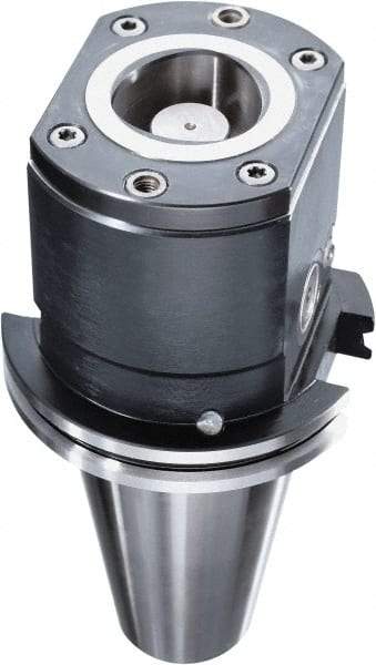 HAIMER - CAPTO C5 Taper, On-Center/Rotating, Spindle Adapter - 50mm Projection, Use with ISO50 Spindle - Best Tool & Supply