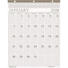 House of Doolittle - 12 Sheet, 20 x 26", Wall Calendar - Beige - Best Tool & Supply