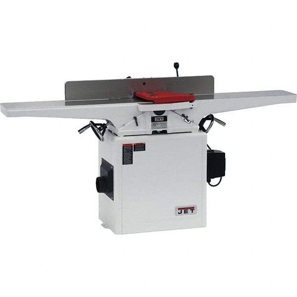 Jet - 5,500 RPM, 8" Cutting Width, 1/2" Cutting Depth, Jointer - 4-3/4" Fence Height, 38-1/2" Fence Length, 2 hp - Best Tool & Supply