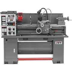 Jet - 12" Swing, 33" Between Centers, 230 Volt, Single Phase Bench Lathe - 5MT Taper, 2 hp, 75 to 1,400 RPM, 1-9/16" Bore Diam, 30" Deep x 58" High x 66" Long - Best Tool & Supply