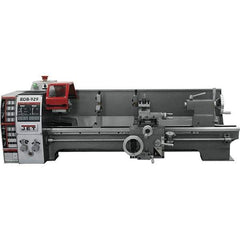 Jet - 8-3/4" Swing, 27-1/2" Between Centers, 115 Volt, Single Phase Bench Lathe - 3MT Taper, 3/4 hp, 130 to 2,000 RPM, 3/4" Bore Diam, 20" Deep x 30" High x 55" Long - Best Tool & Supply