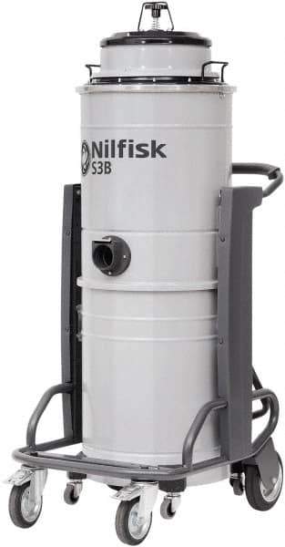 Nilfisk - 13 Gal Steel Tank, Electric Powered Wet/Dry Vacuum - 3.21 Peak hp, 100/120 Volt, 15.8 Amps, 20' Hose Fitting, Main Filter, Accessories Included - Best Tool & Supply