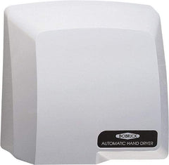 Bobrick - 1725 Watt Gray Finish Electric Hand Dryer - 115 Volts, 13 Amps, 9-5/8" Wide x 11.13" High x 5-7/16" Deep - Best Tool & Supply