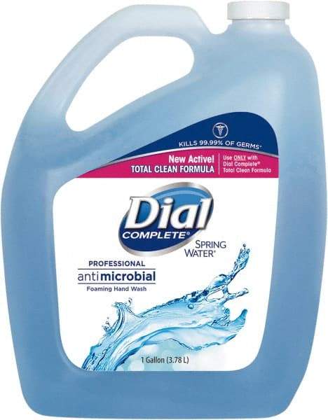 Dial - 1 Gal Bottle Foam Soap - Blue, Spring Water Scent - Best Tool & Supply