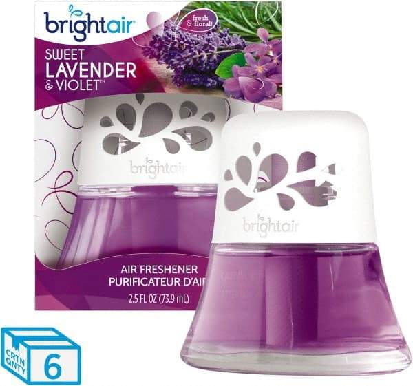 BRIGHT Air - 2.5 oz Diffuser Air Freshener - Liquid, Sweet Lavender & Violet Scent - Best Tool & Supply